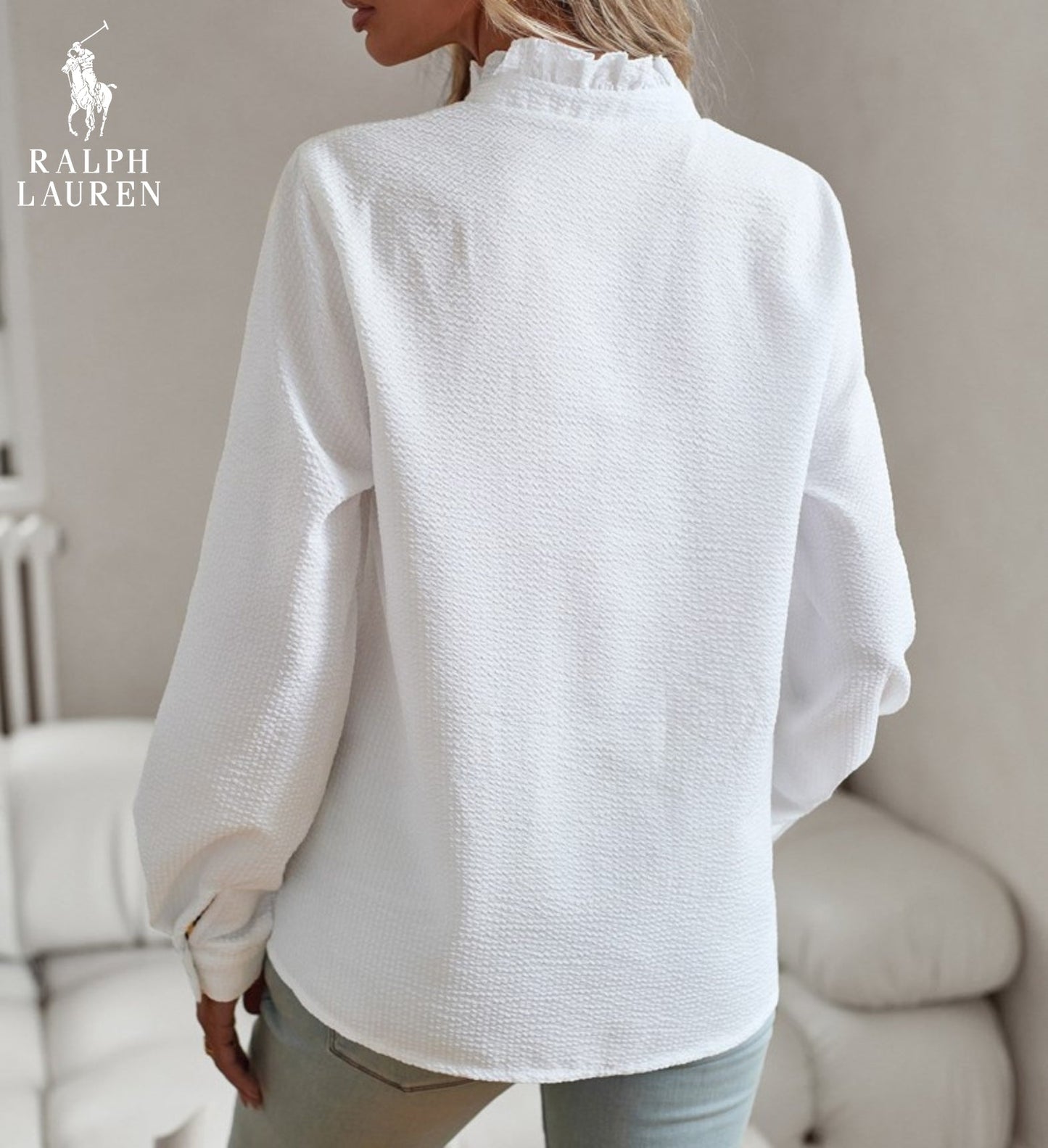 RL™ Women Premium Ruffle Casual Shirt