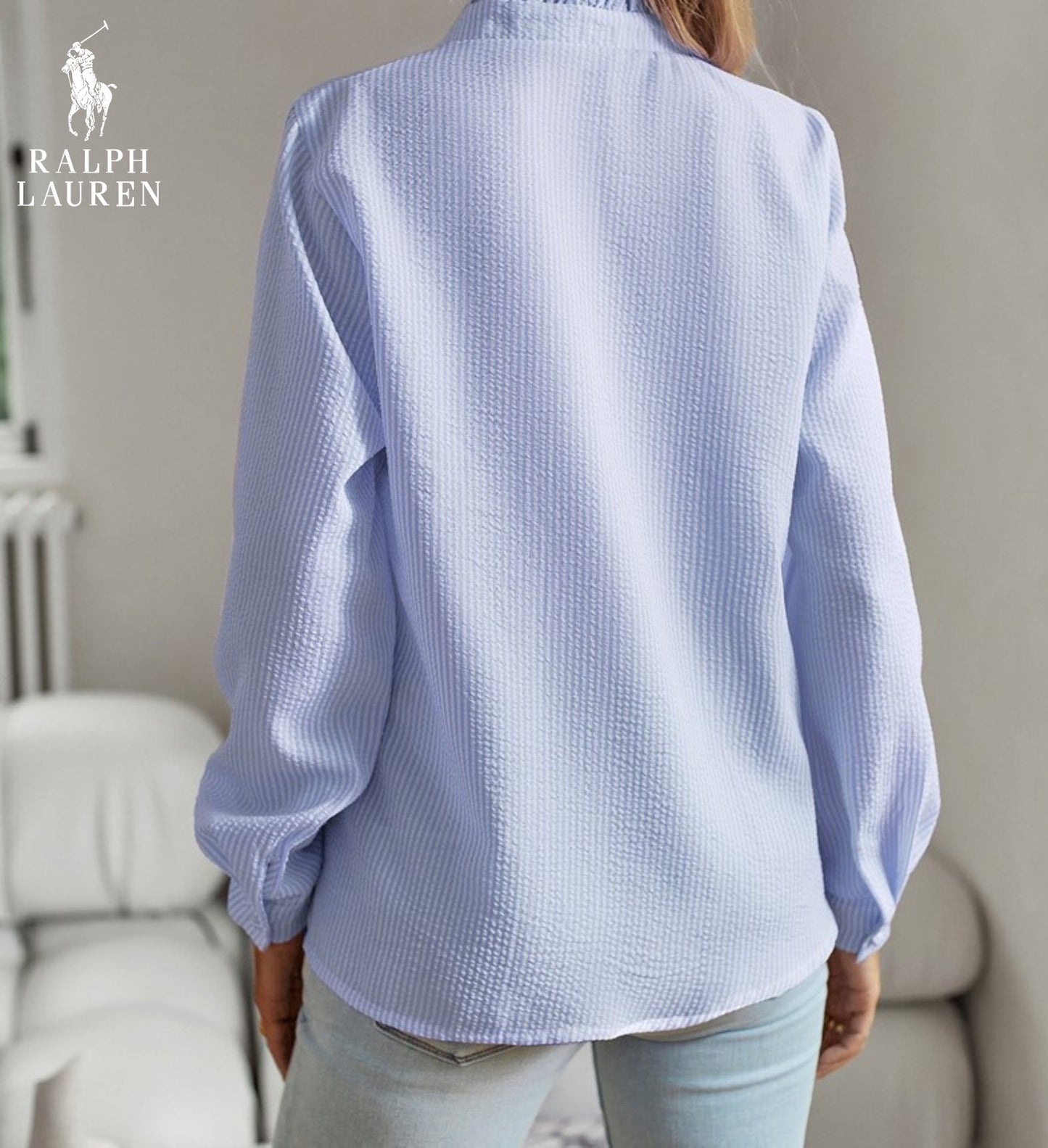 RL™ Women Premium Ruffle Casual Shirt