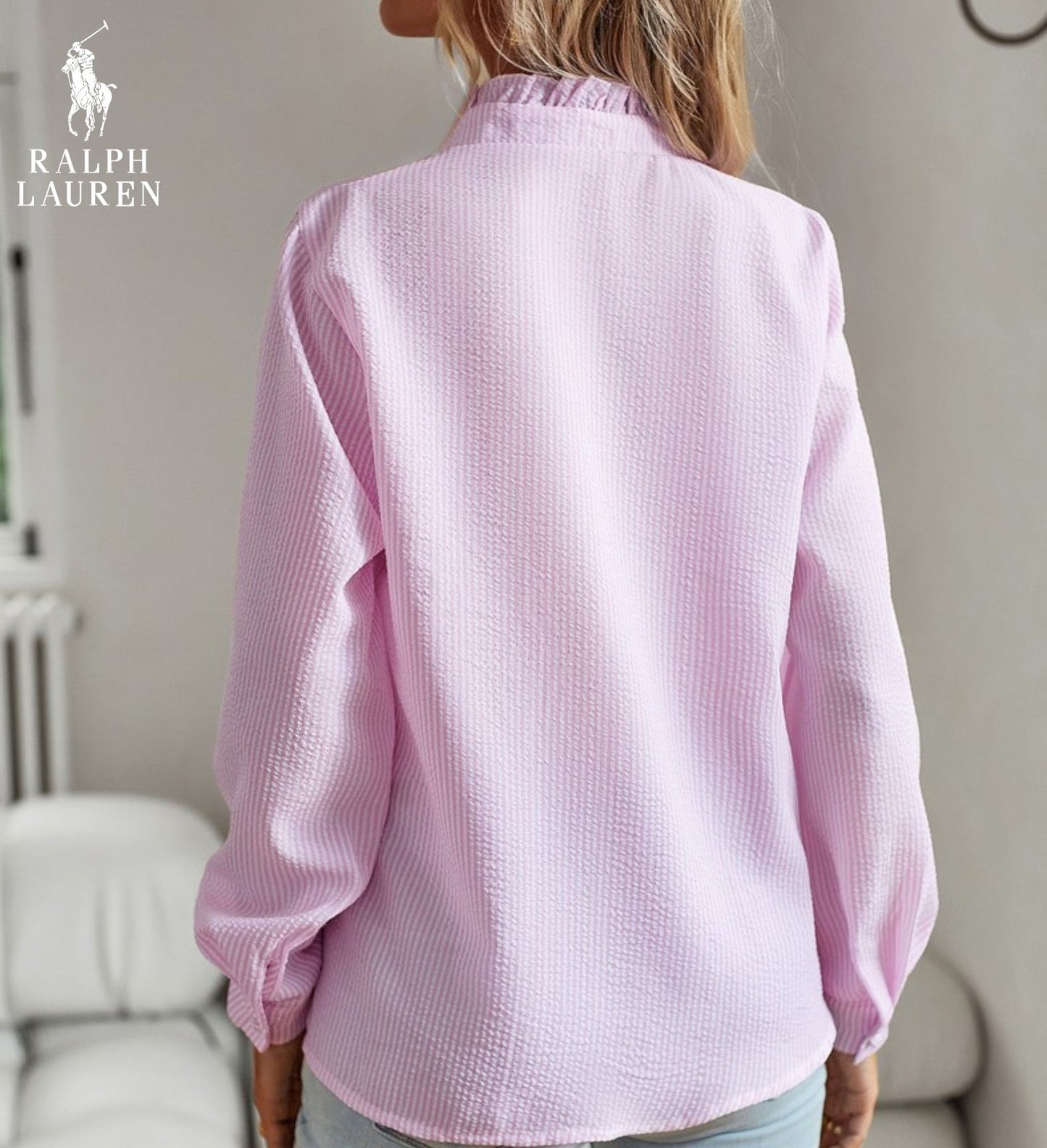 RL™ Women Premium Ruffle Casual Shirt