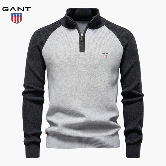 Refined Knit Half-Zip Sweater