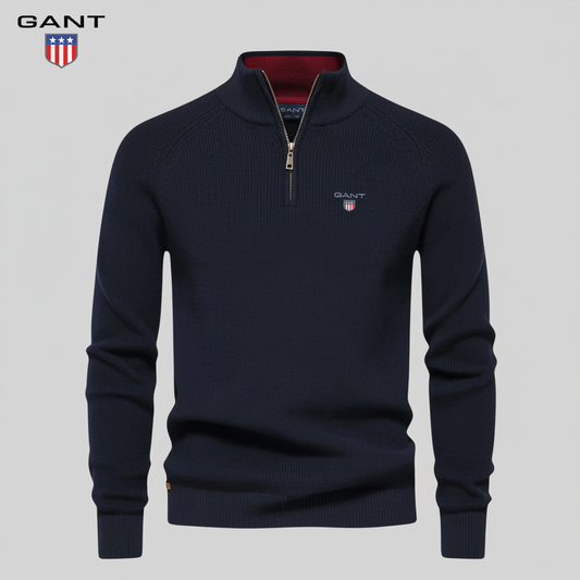 GᎪΝᎢ - Maglione con zip Premium