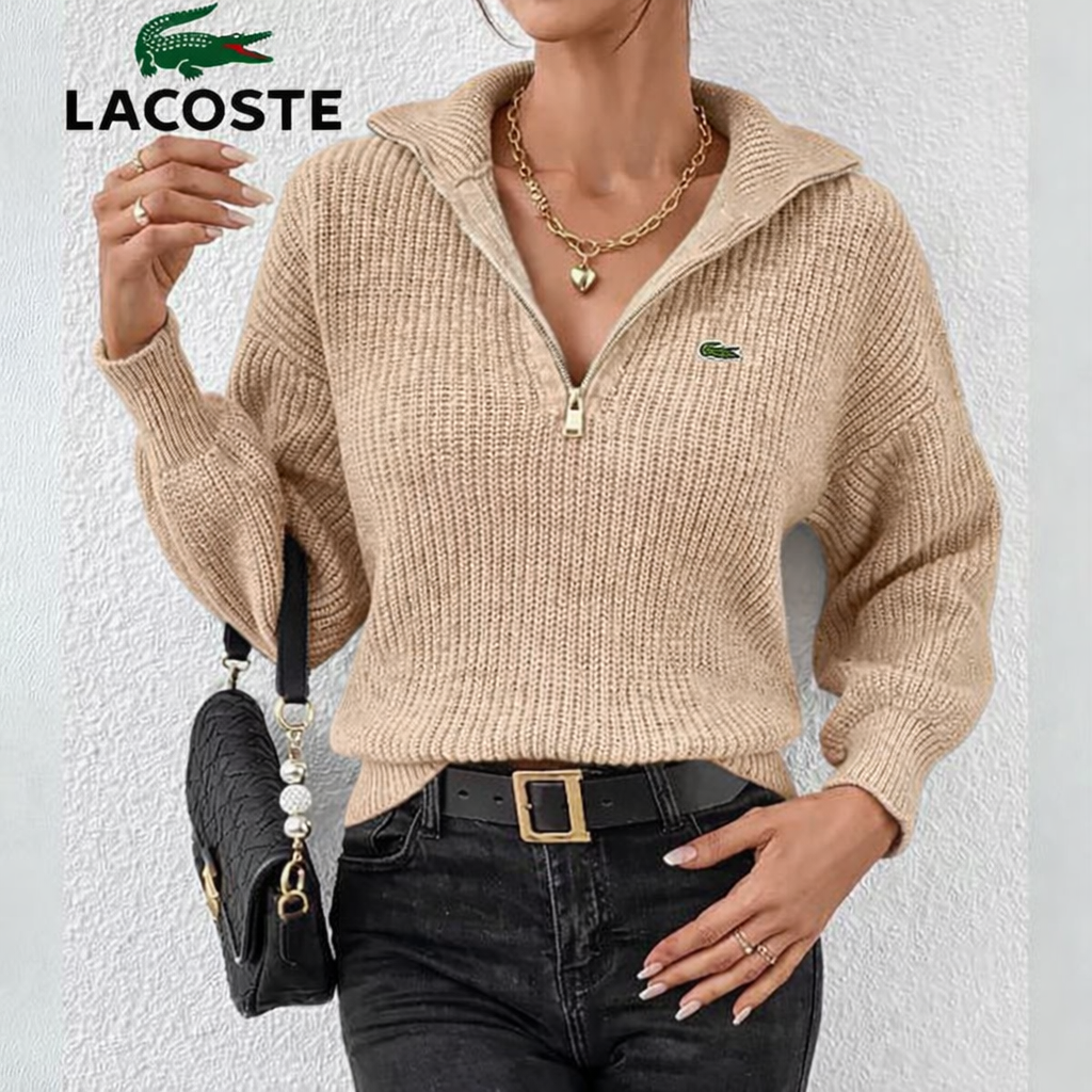 Pullover Zip Lacoste Donna