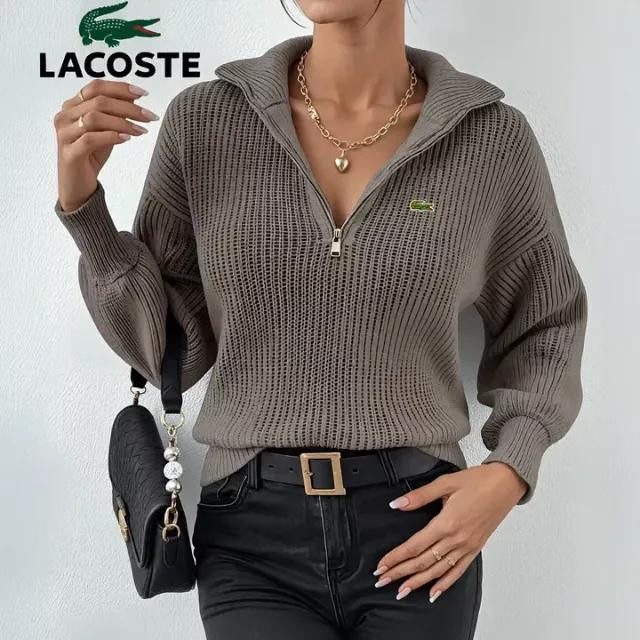 Pullover Zip Lacoste Donna