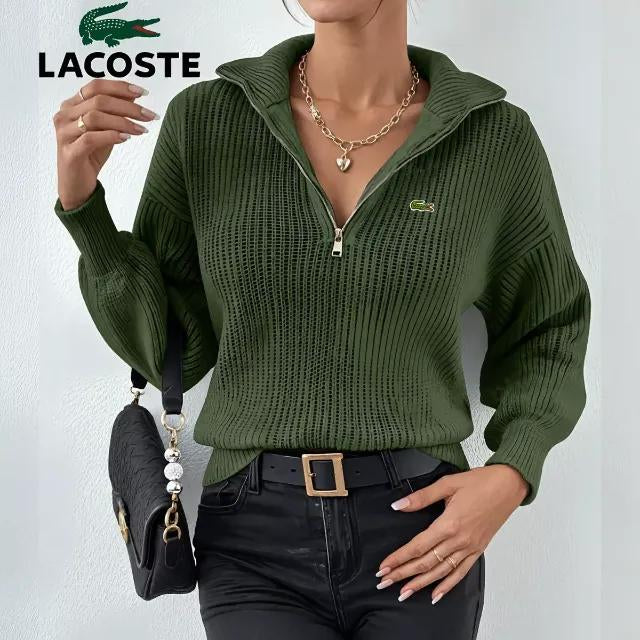 Pullover Zip Lacoste Donna